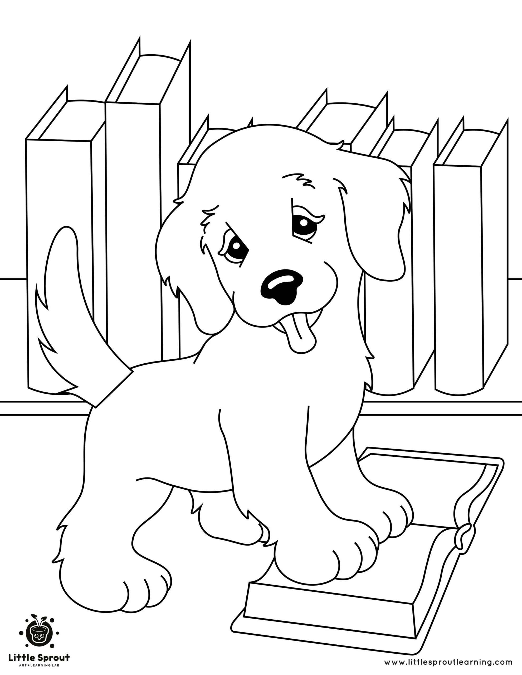 10 Best Puppy Coloring Pages