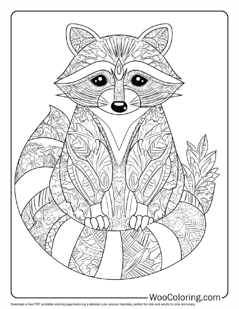 100 Animal Mandala Coloring Pages Free PDF To Print Woo Coloring