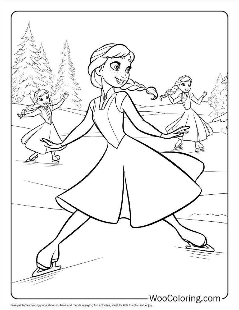 100 Anna Coloring Pages Free PDF To Print Woo Coloring