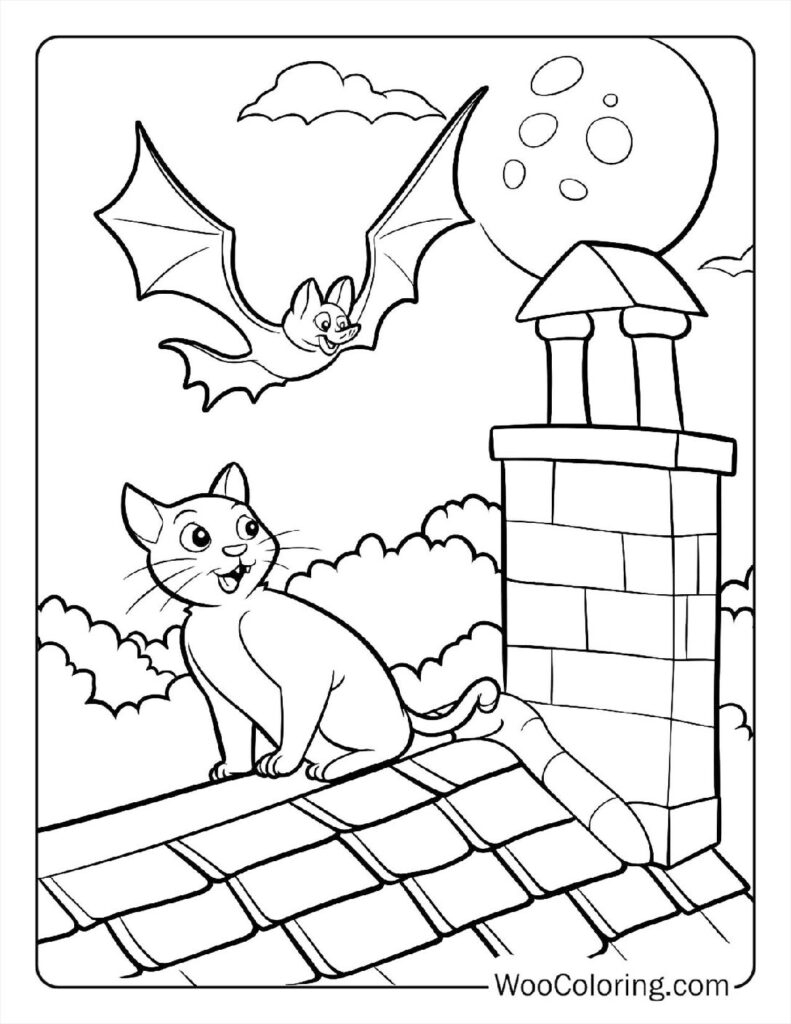 100 Bat Coloring Pages Free PDF To Print Woo Coloring