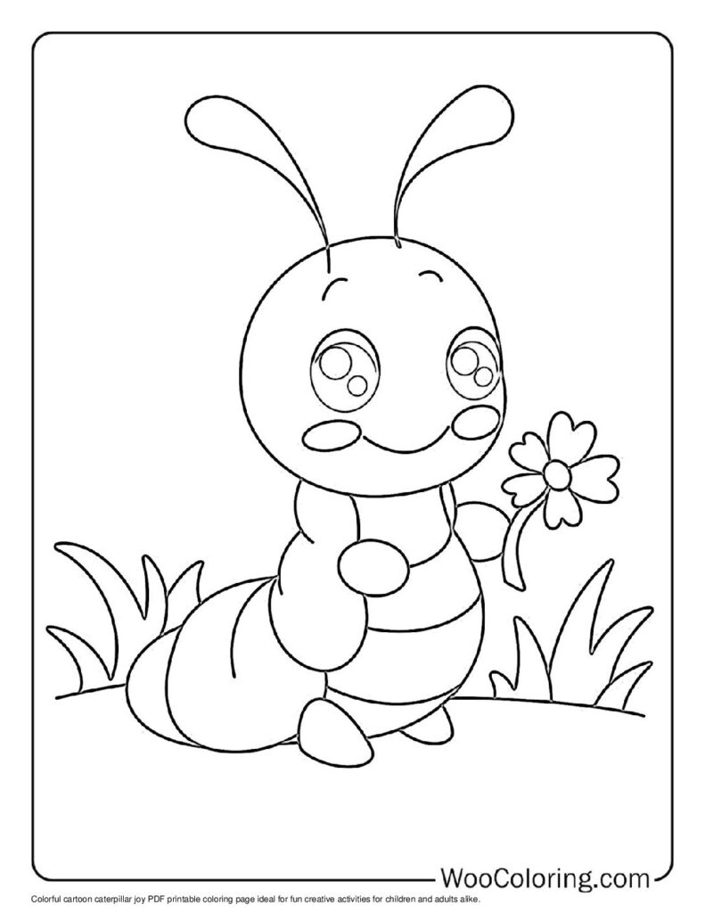 preschool caterpillar coloring page
