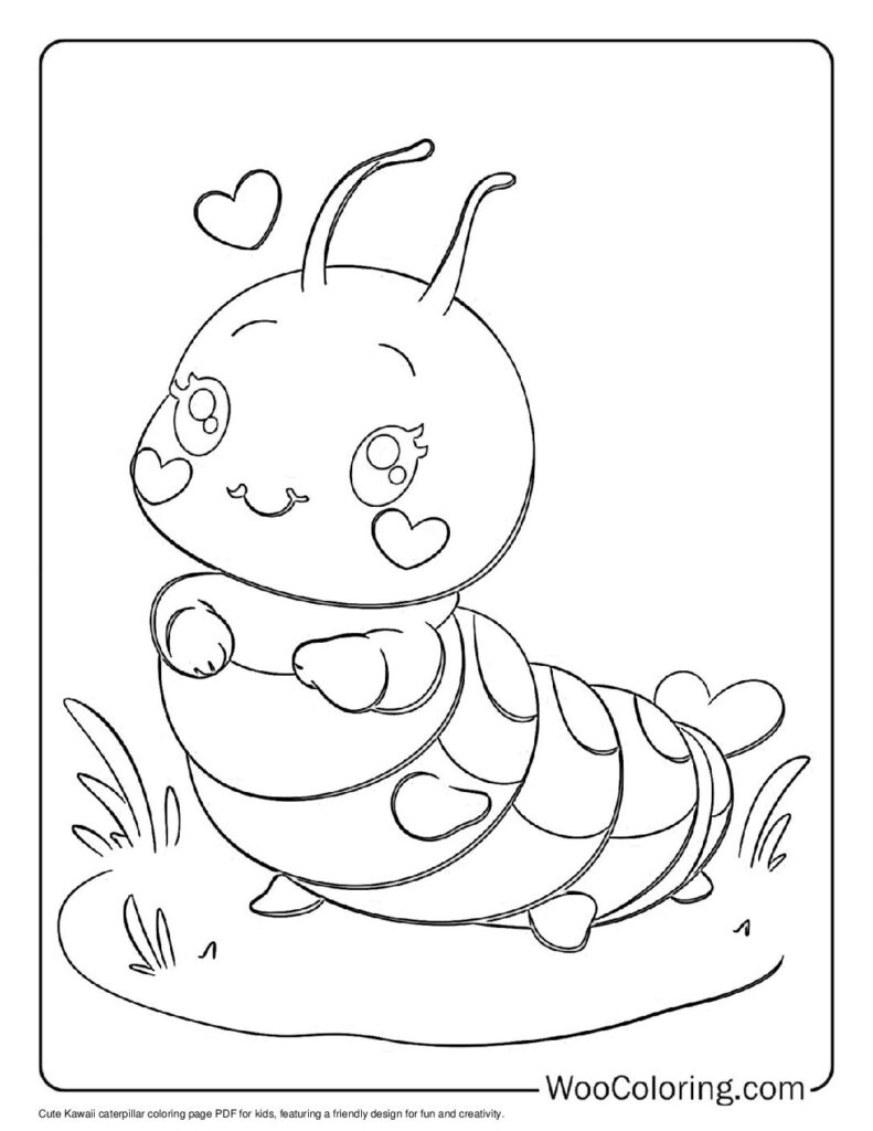 100 Caterpillar Coloring Pages Free PDF To Print Woo Coloring