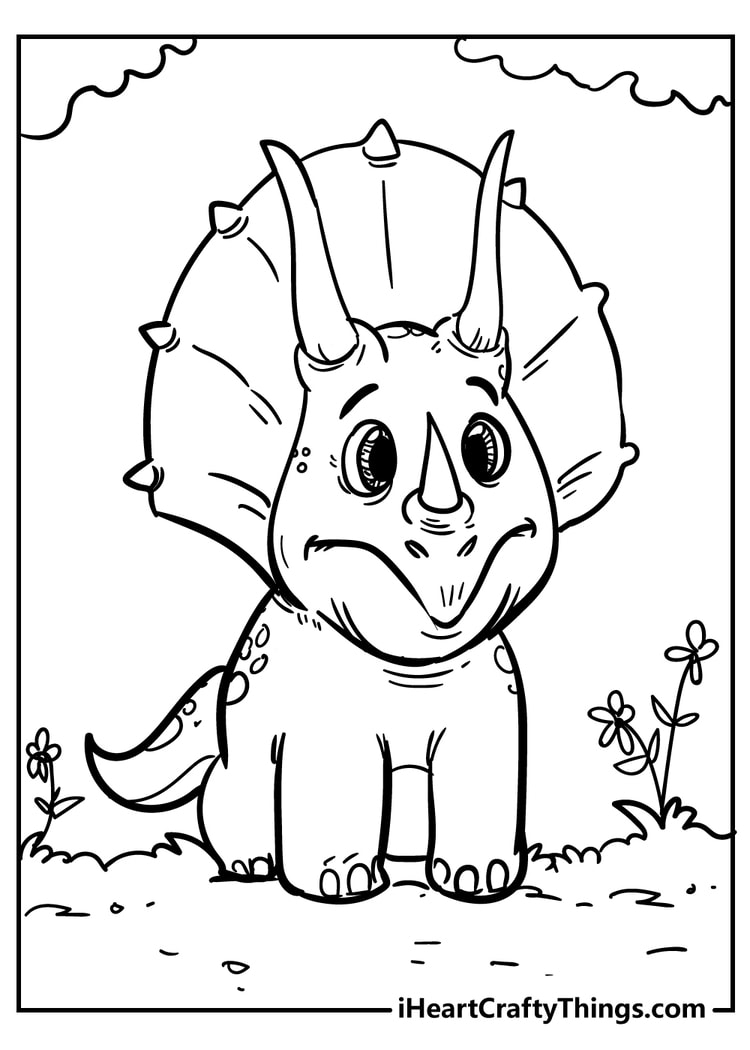 100 Dinosaur Coloring Pages 100 Free Printables 