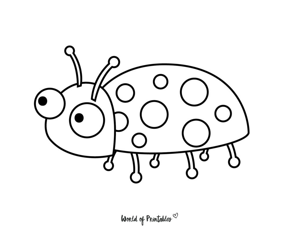 100 Easy Coloring Pages For Kids World Of Printables