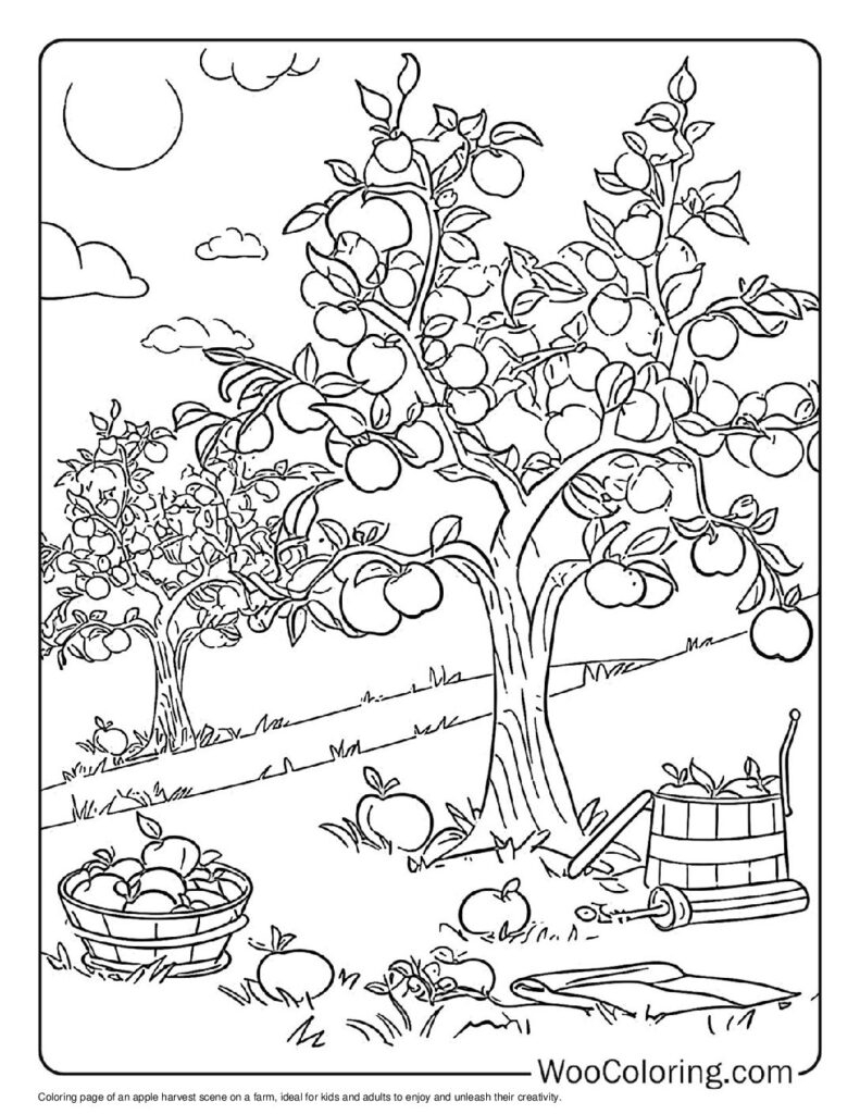 100 Farm Coloring Pages Free PDF To Print Woo Coloring