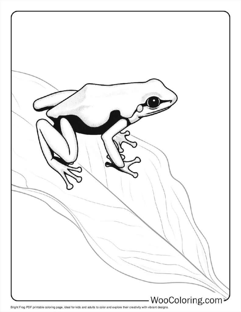 100 Frog Coloring Pages Free PDF To Print Woo Coloring