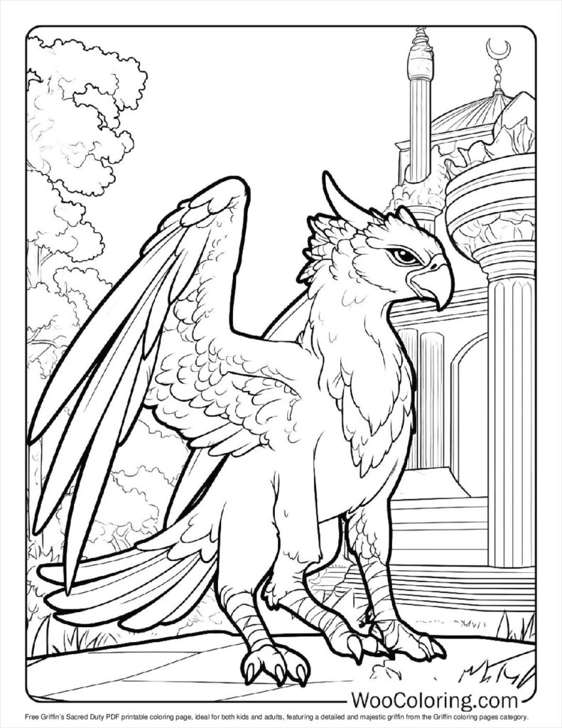 100 Griffin Coloring Pages Free PDF To Print Woo Coloring