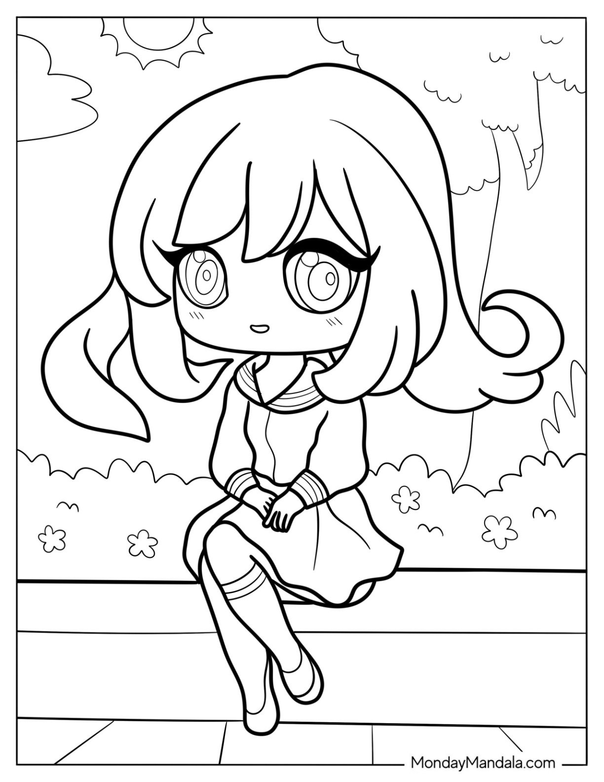 100 Kawaii Coloring Pages Free PDF Printables 