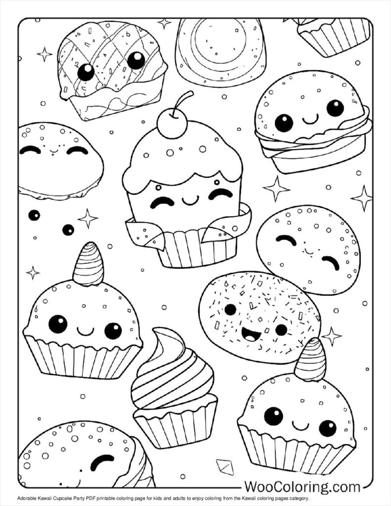 kawaii coloring pages