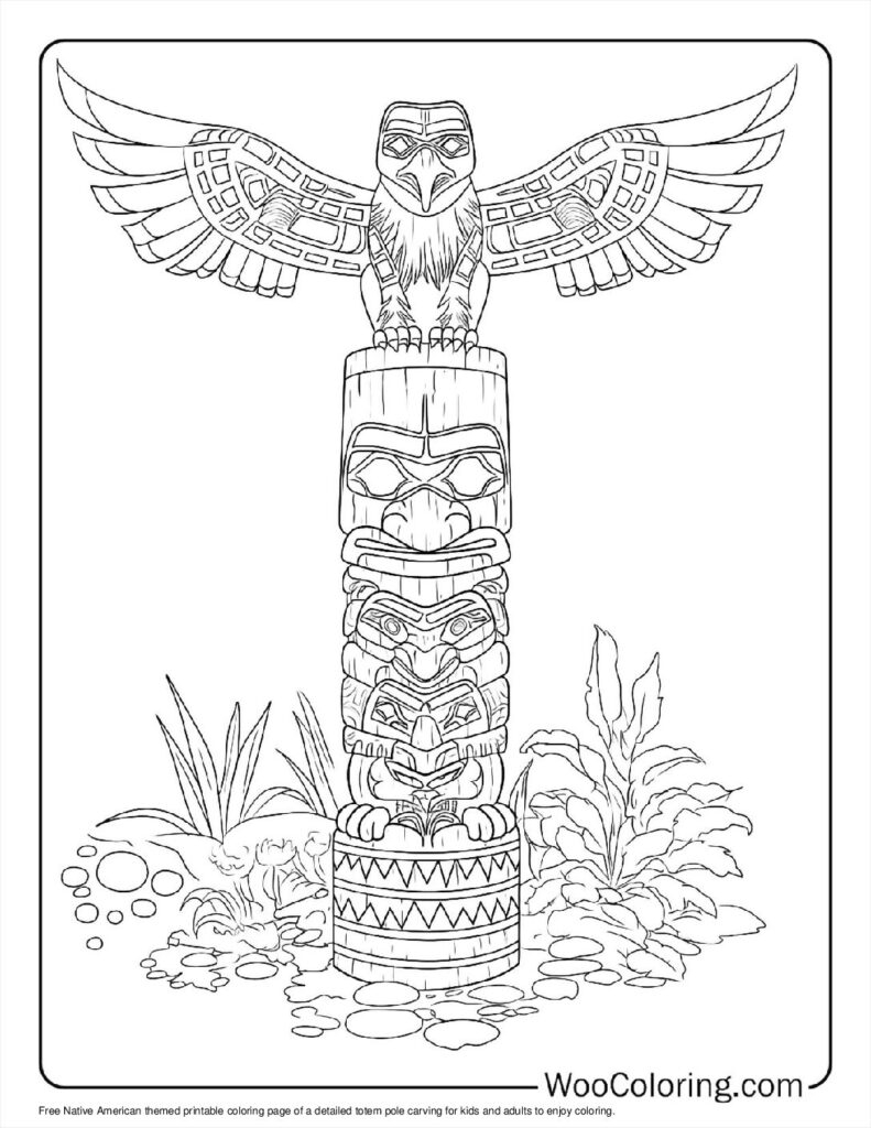 100 Native American Coloring Pages Free PDF To Print Woo Coloring