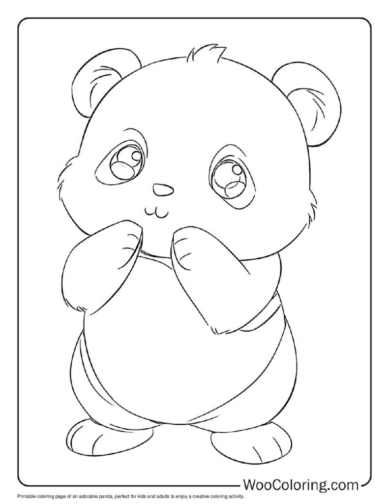 panda coloring pages