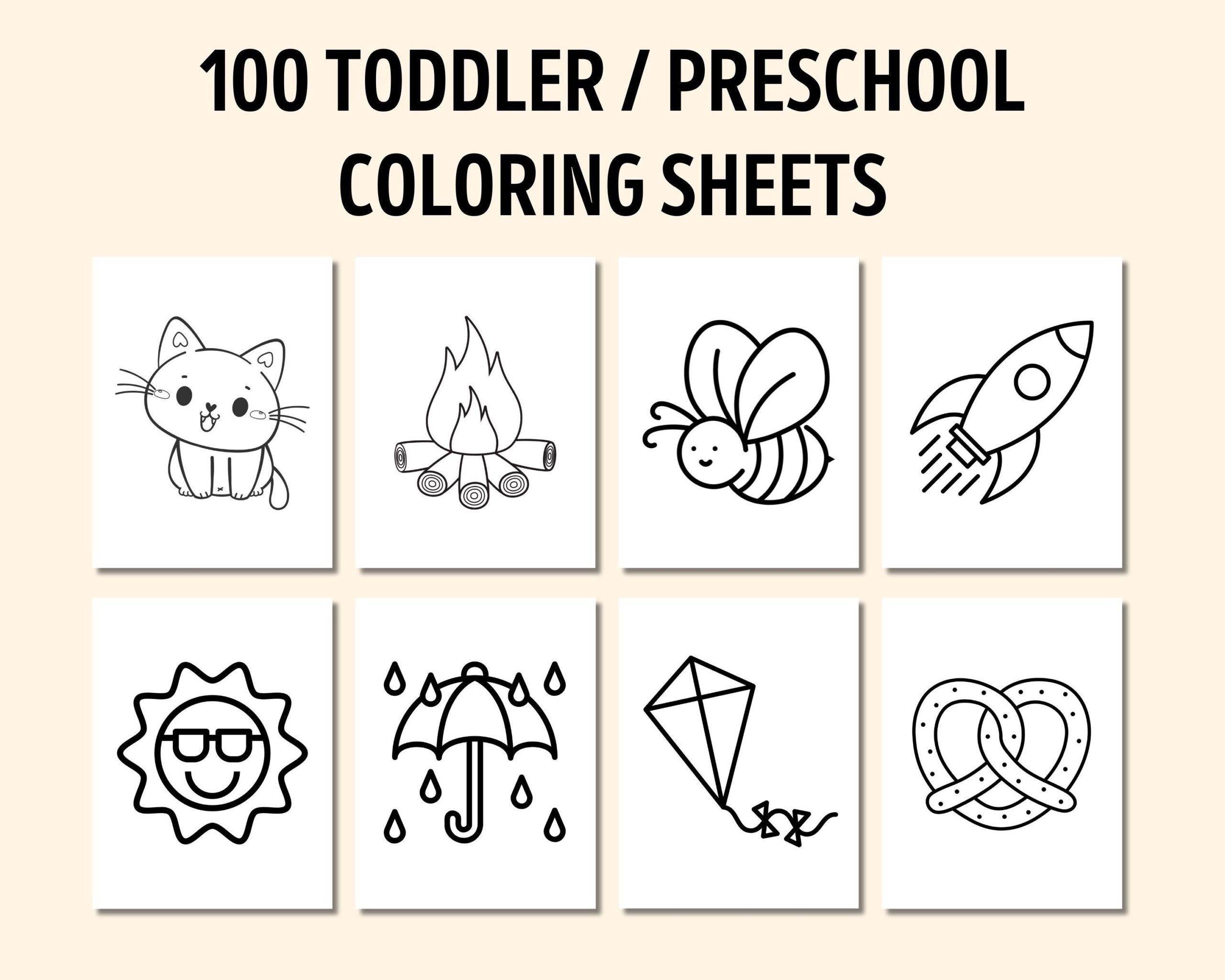 coloring pages for preschool