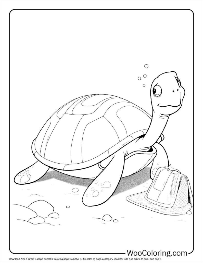 100 Turtle Coloring Pages Free PDF To Print Woo Coloring