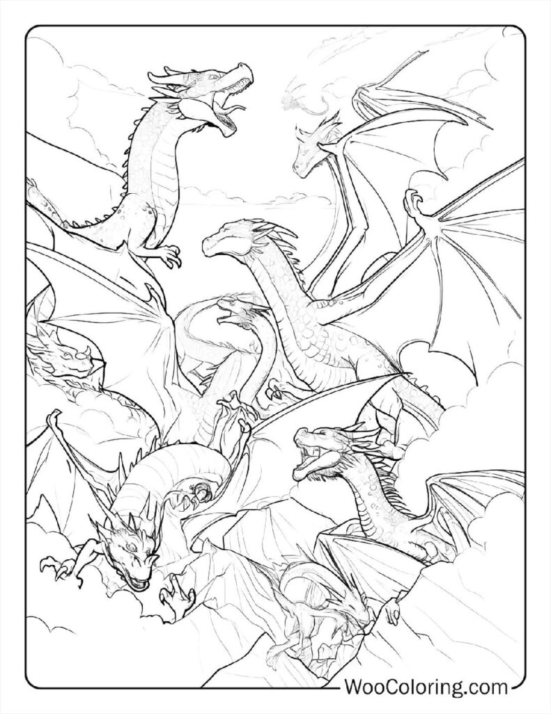 100 Wings Of Fire Coloring Pages Free PDF To Print Woo Coloring