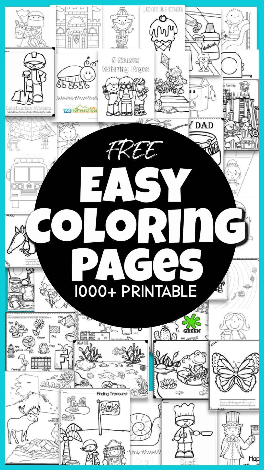 coloring pages for preschoolers free