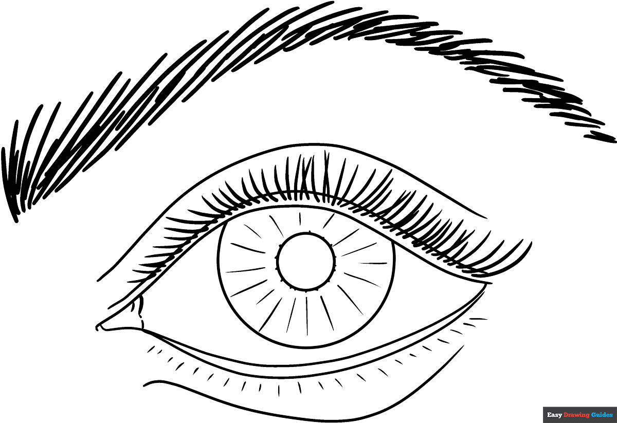 11 Free Eyes Coloring Pages For Kids Easy Drawing Guides