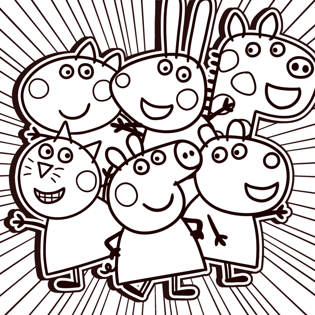 peppa coloring pages