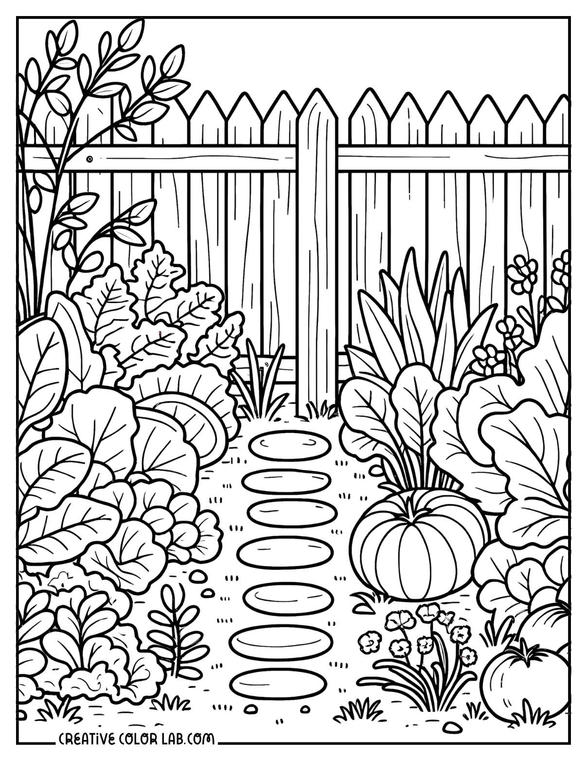 13 Free Garden Coloring Pages PDF Printables