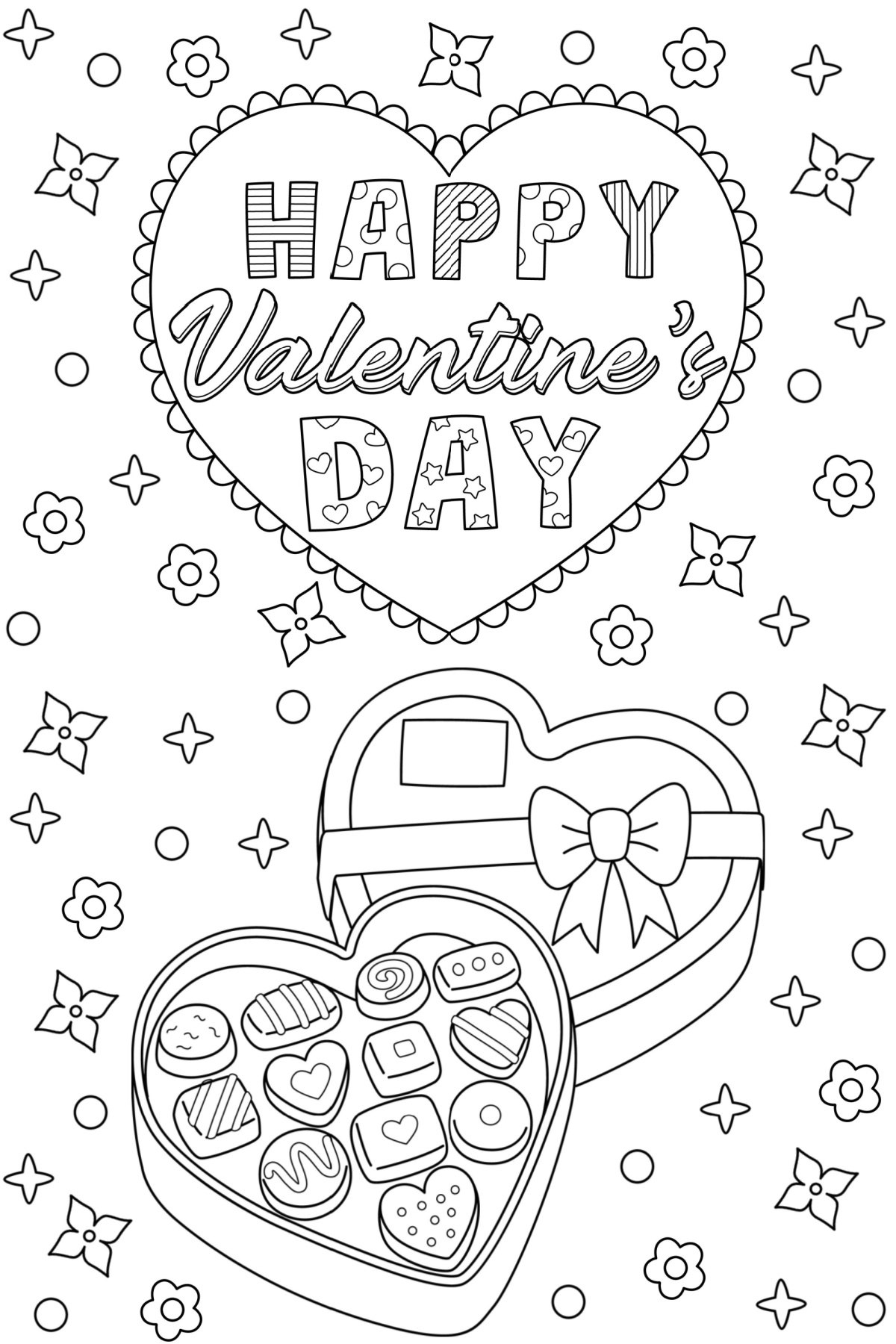 14 Valentine s Day Coloring Pages Free Printables For All Ages