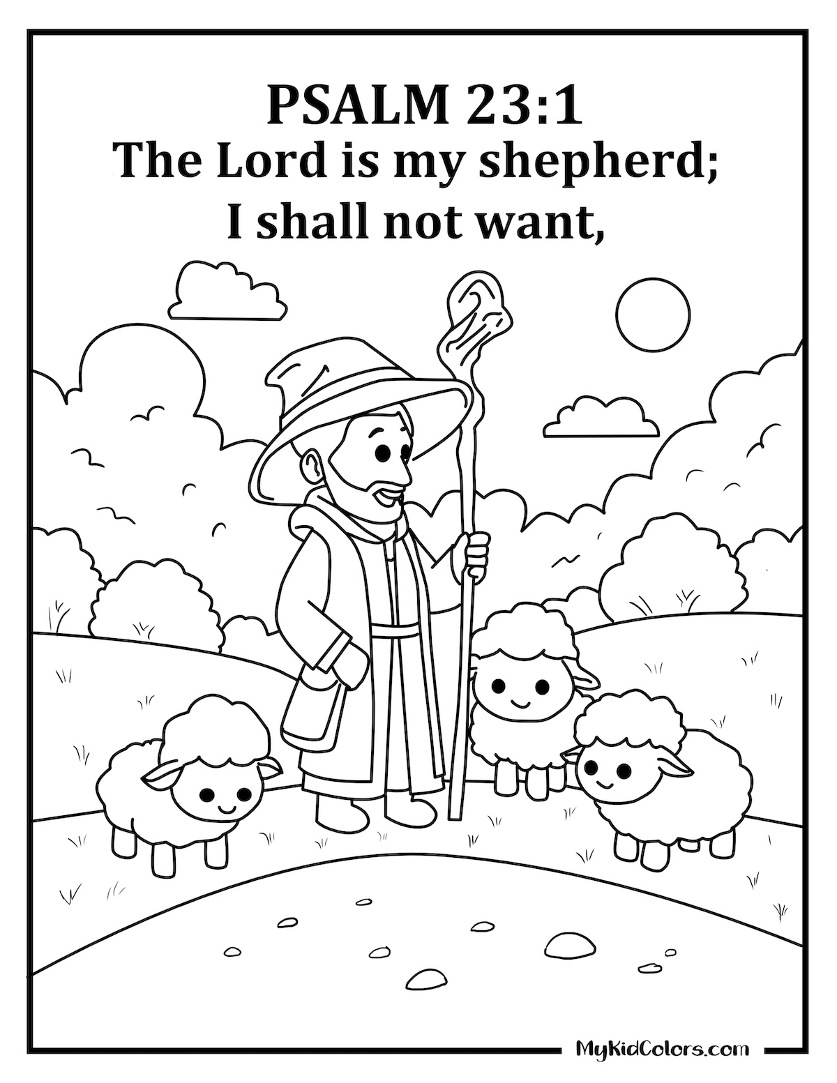 15 Bible Verse Coloring Pages For Kids Free Scripture Printables
