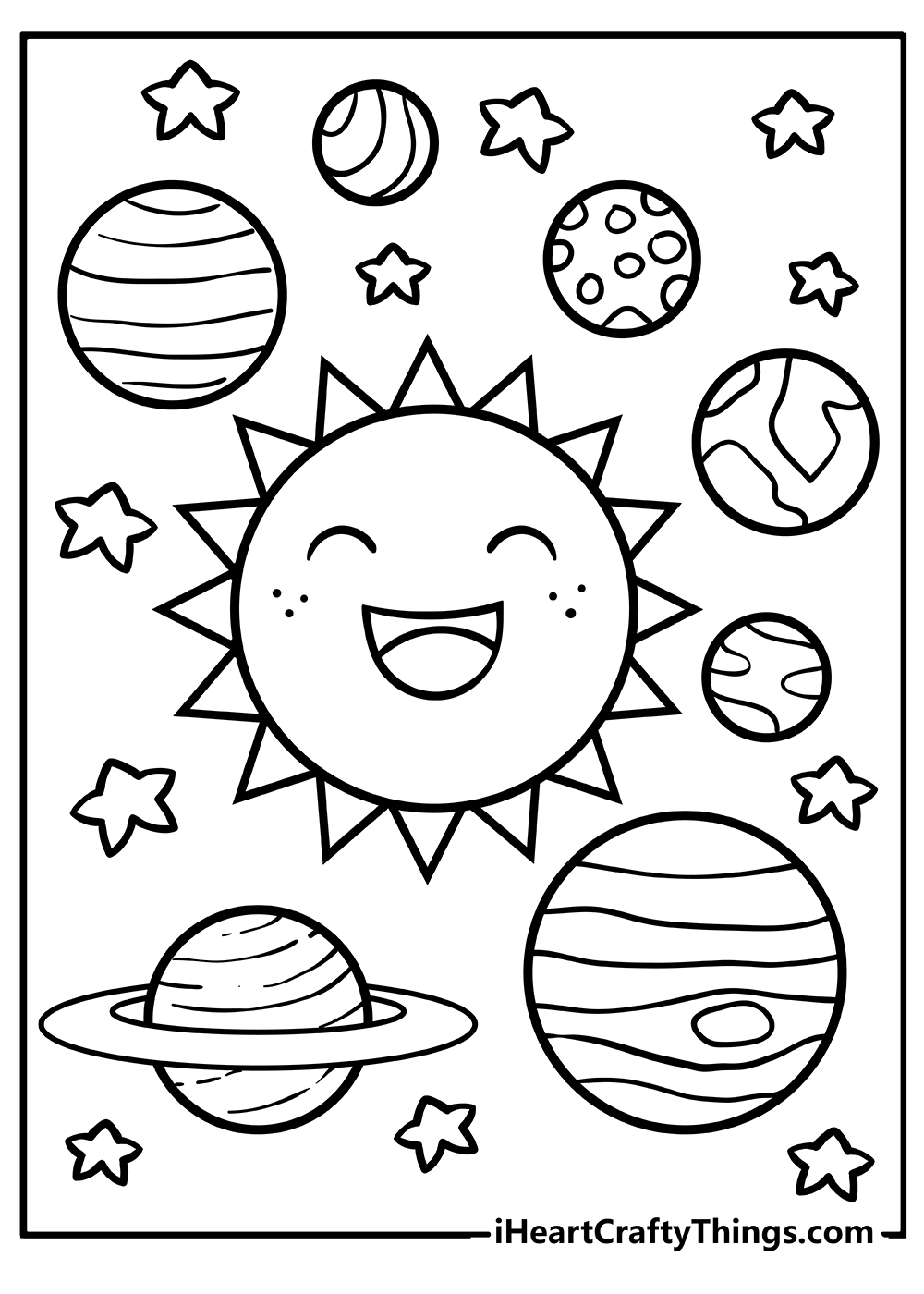 solar system coloring pages