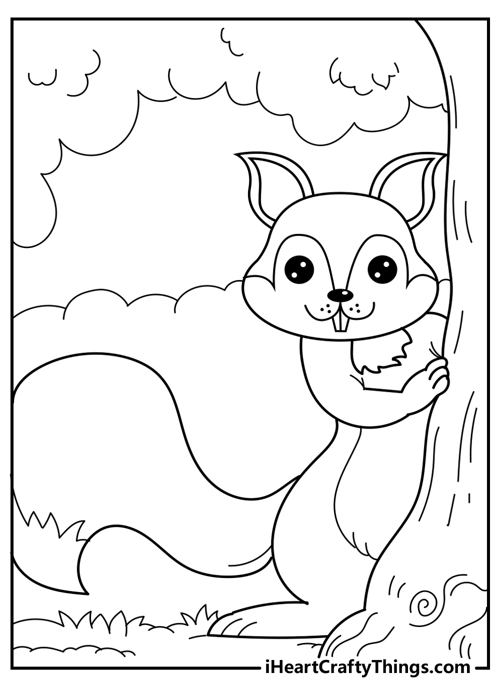 15 Squirrel Coloring Pages 100 Free Printables 