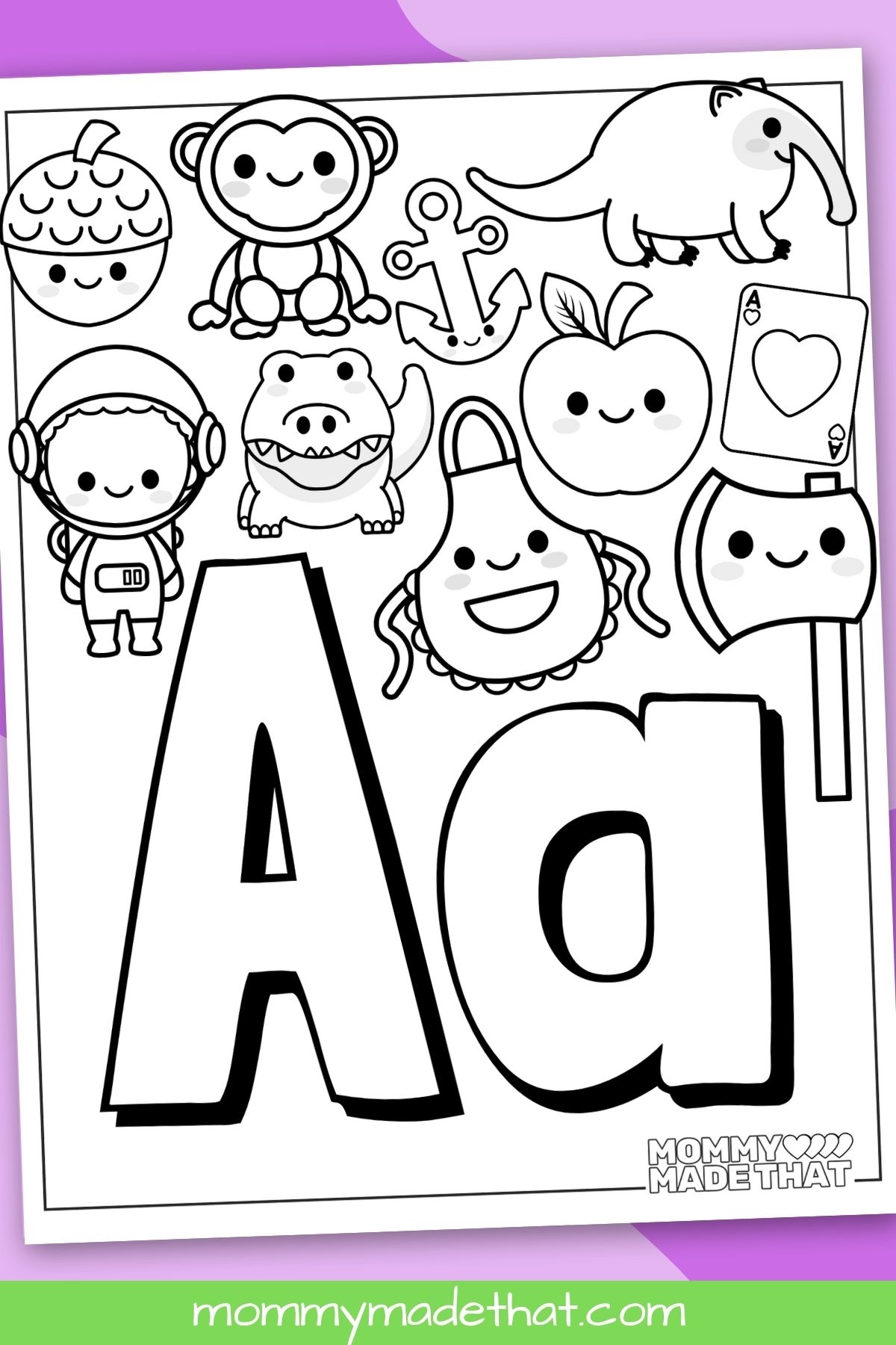 16 Letter A Coloring Pages Tons Of Free Printables 