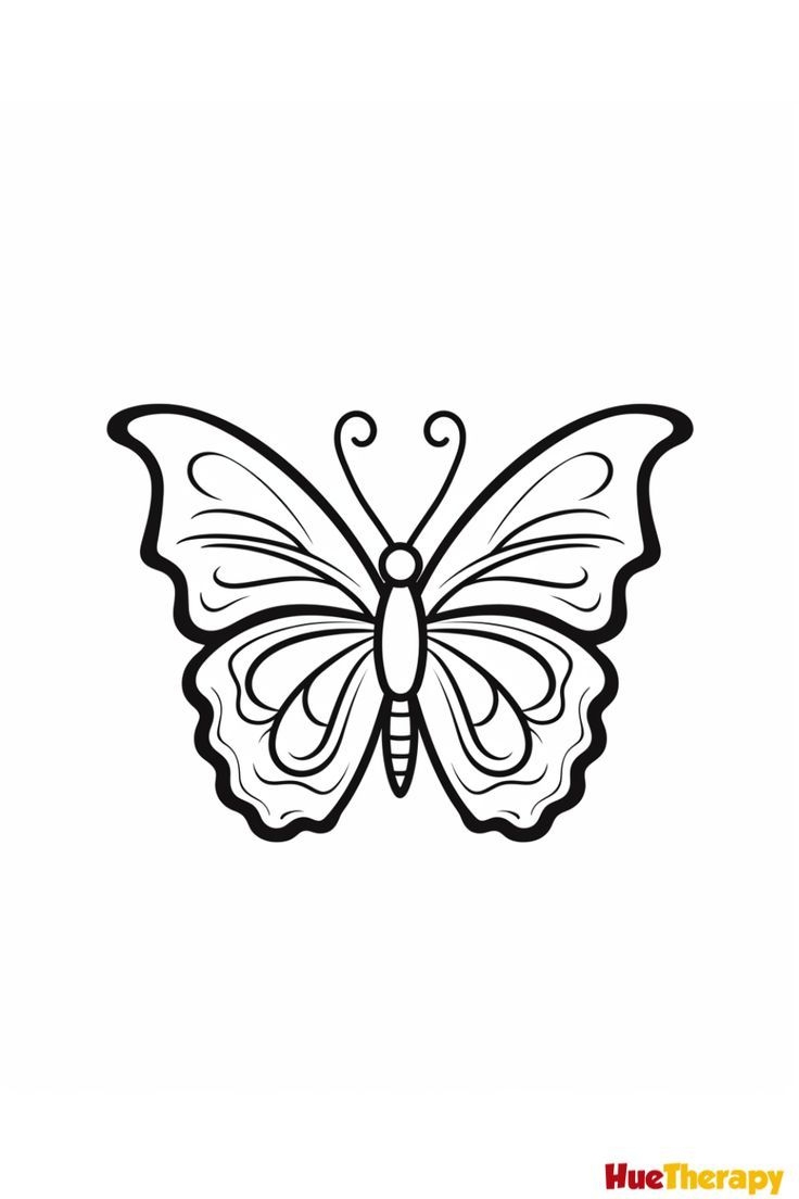 printable butterfly coloring pages