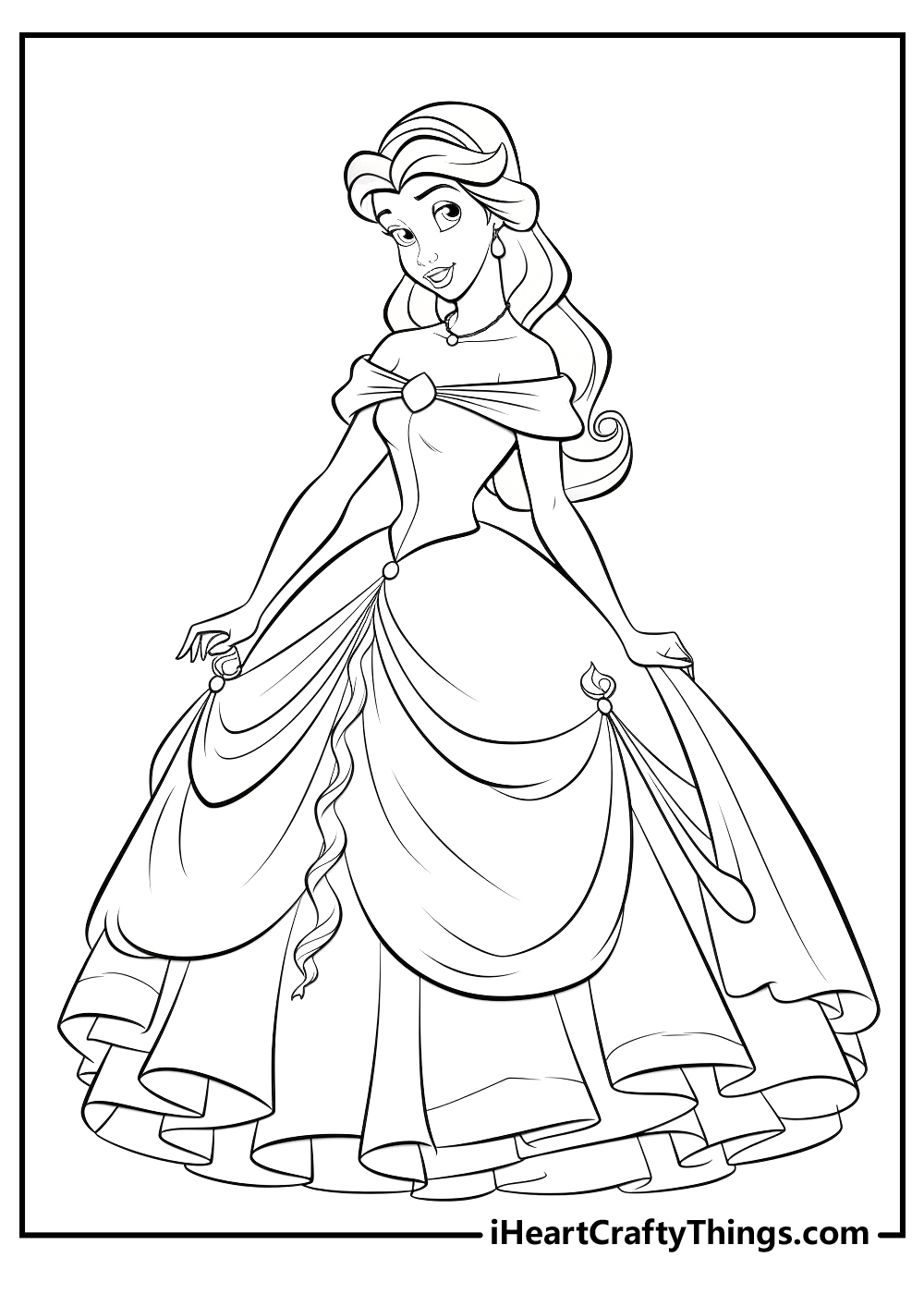 20 Belle Coloring Pages 100 Free Printables 