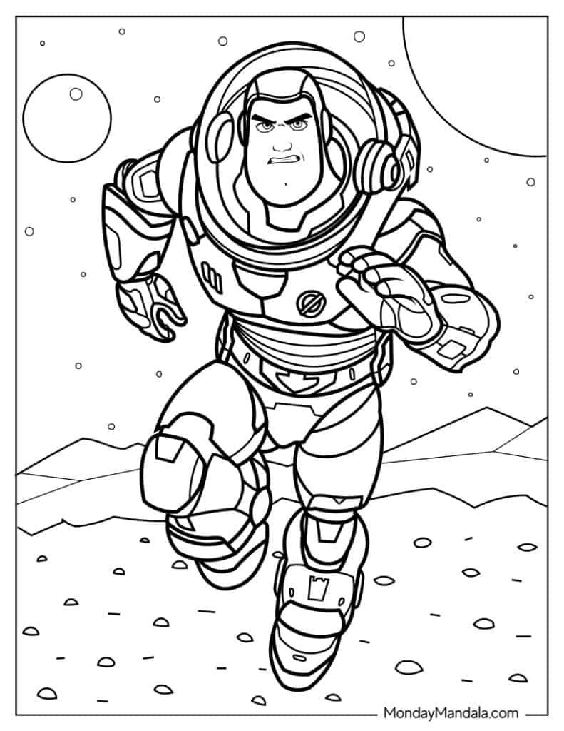 20 Buzz Lightyear Coloring Pages Free PDF Printables