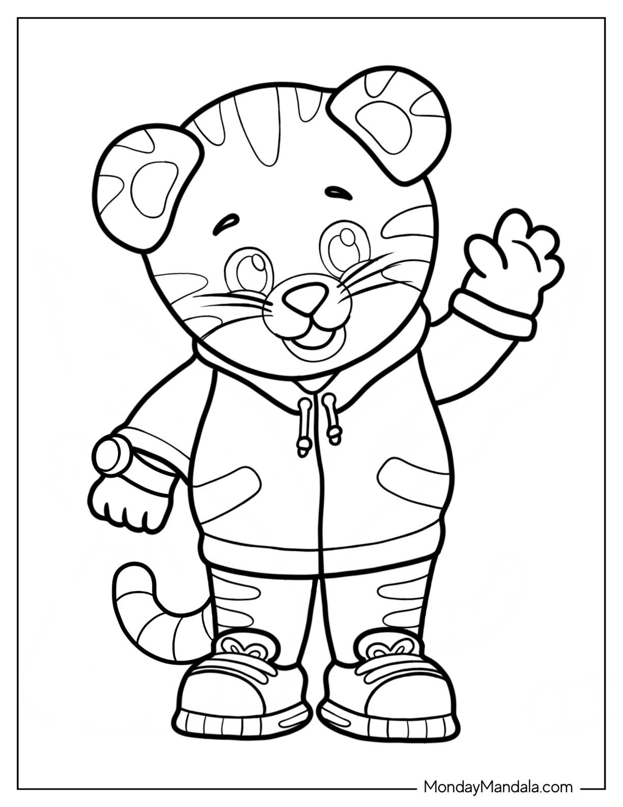 20 Daniel Tiger Coloring Pages Free PDF Printables 