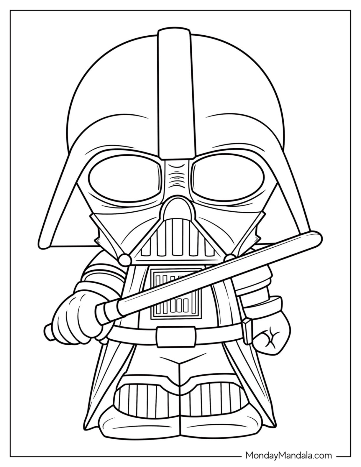 20 Darth Vader Coloring Pages Free PDF Printables 