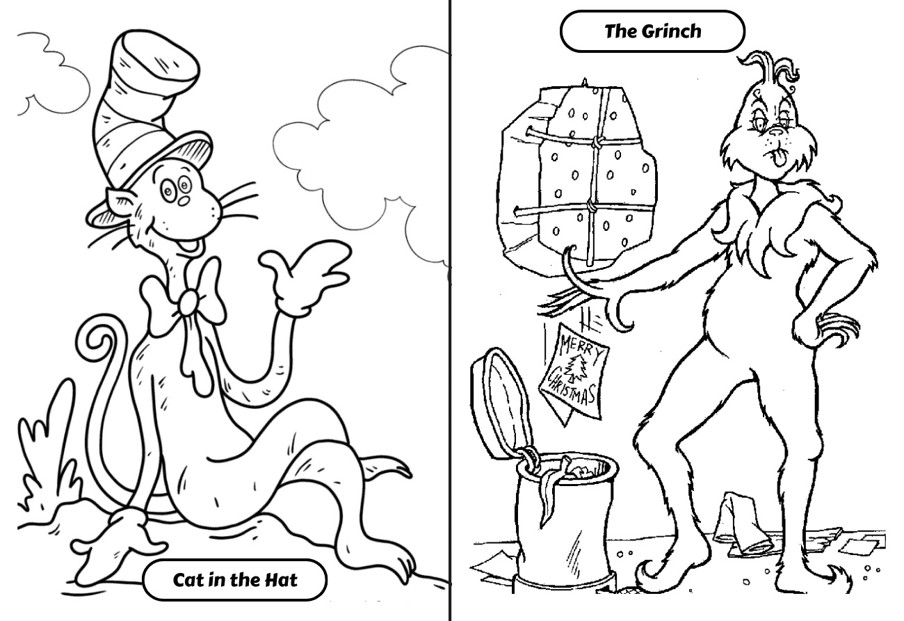 20 Delightful Dr Seuss Coloring Activities Teaching Expertise