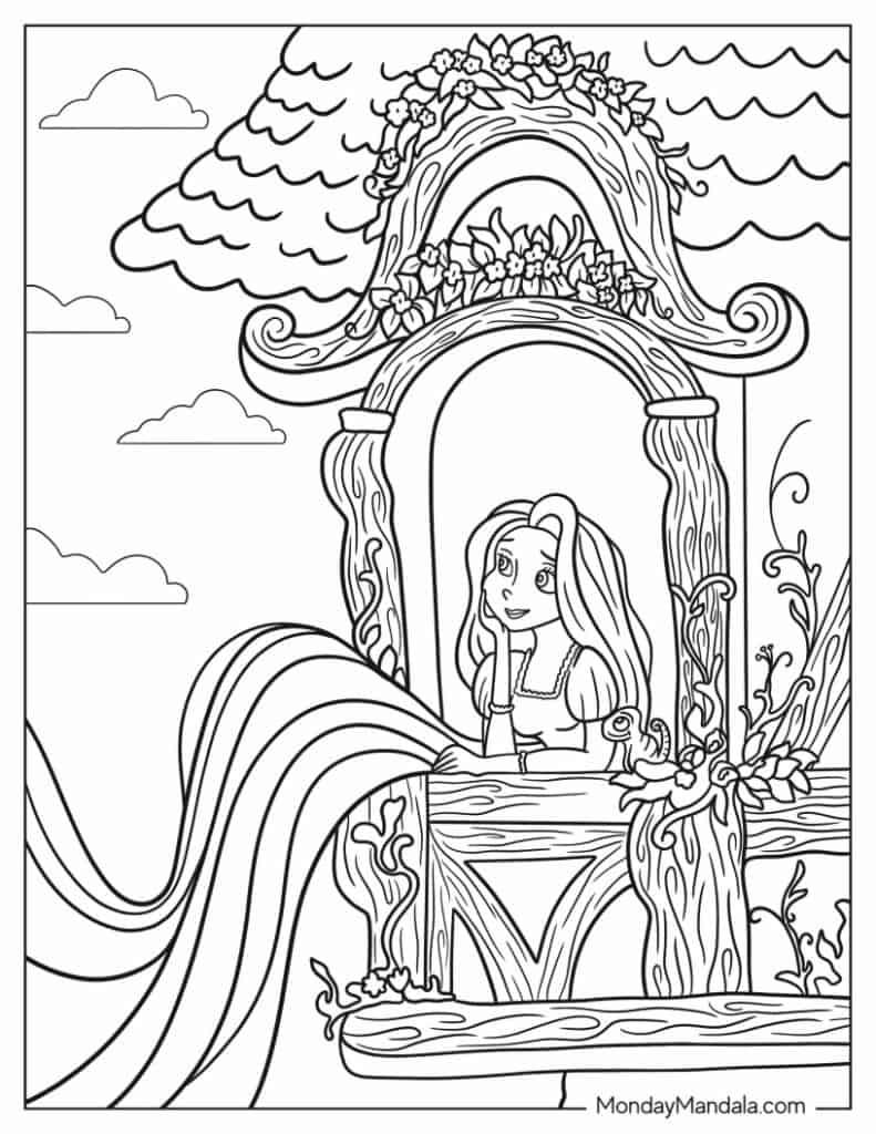 20 Fairy Tale Coloring Pages Free PDF Printables 