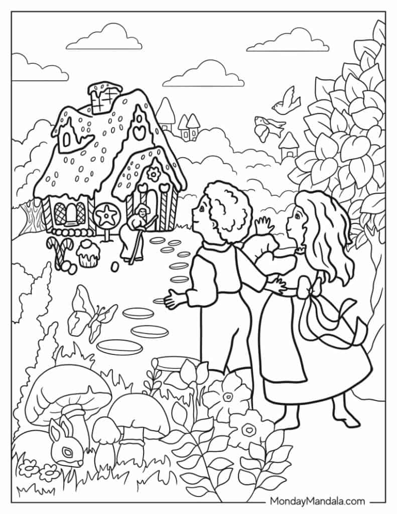 20 Fairy Tale Coloring Pages Free PDF Printables 