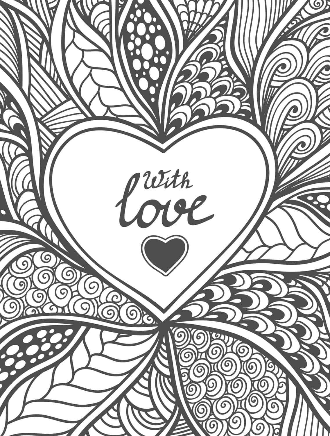 20 Free Printable Valentines Adult Coloring Pages Nerdy Mamma