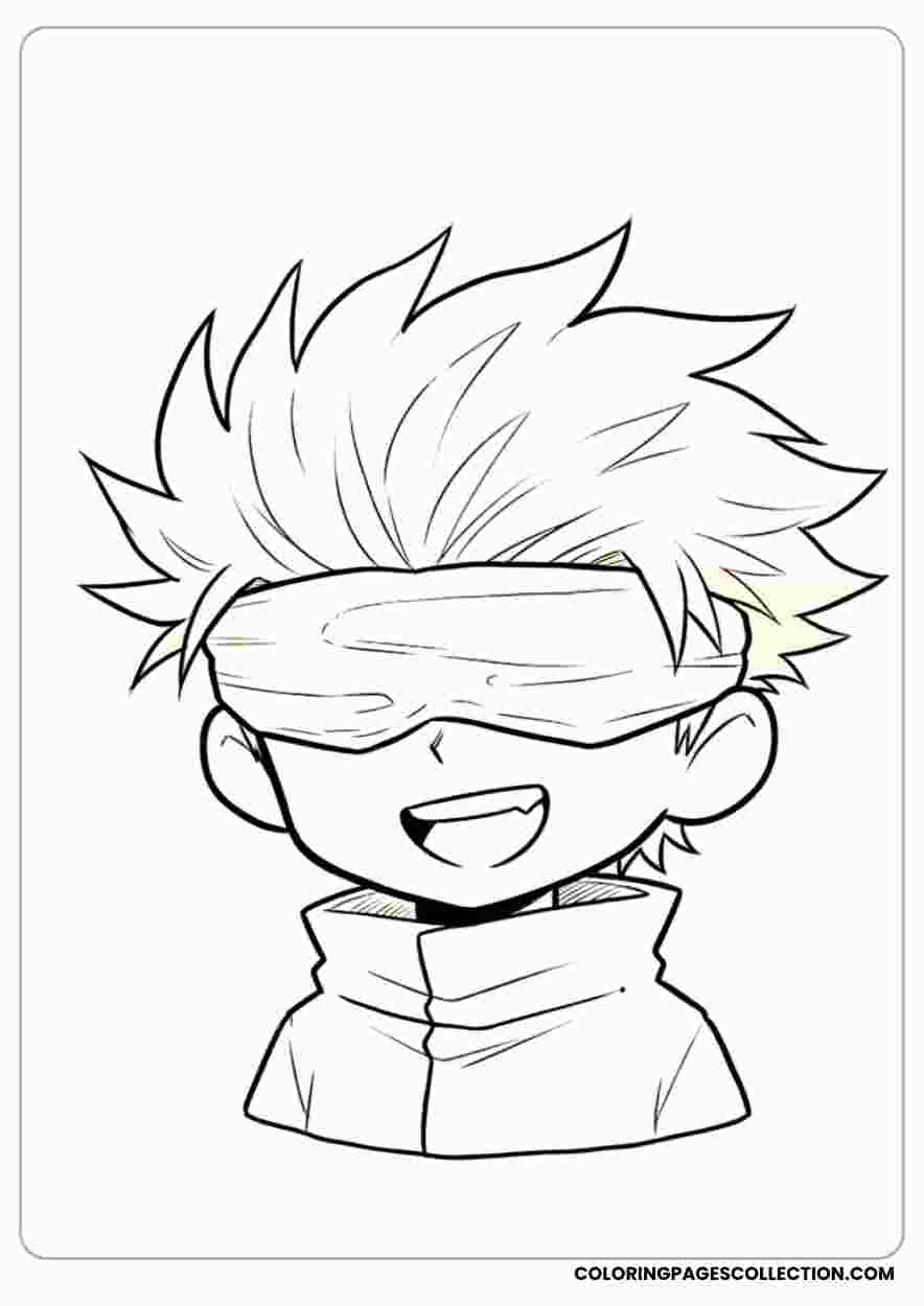 20 Gojo Coloring Pages Sheets You ll Love Printing And Coloring Today