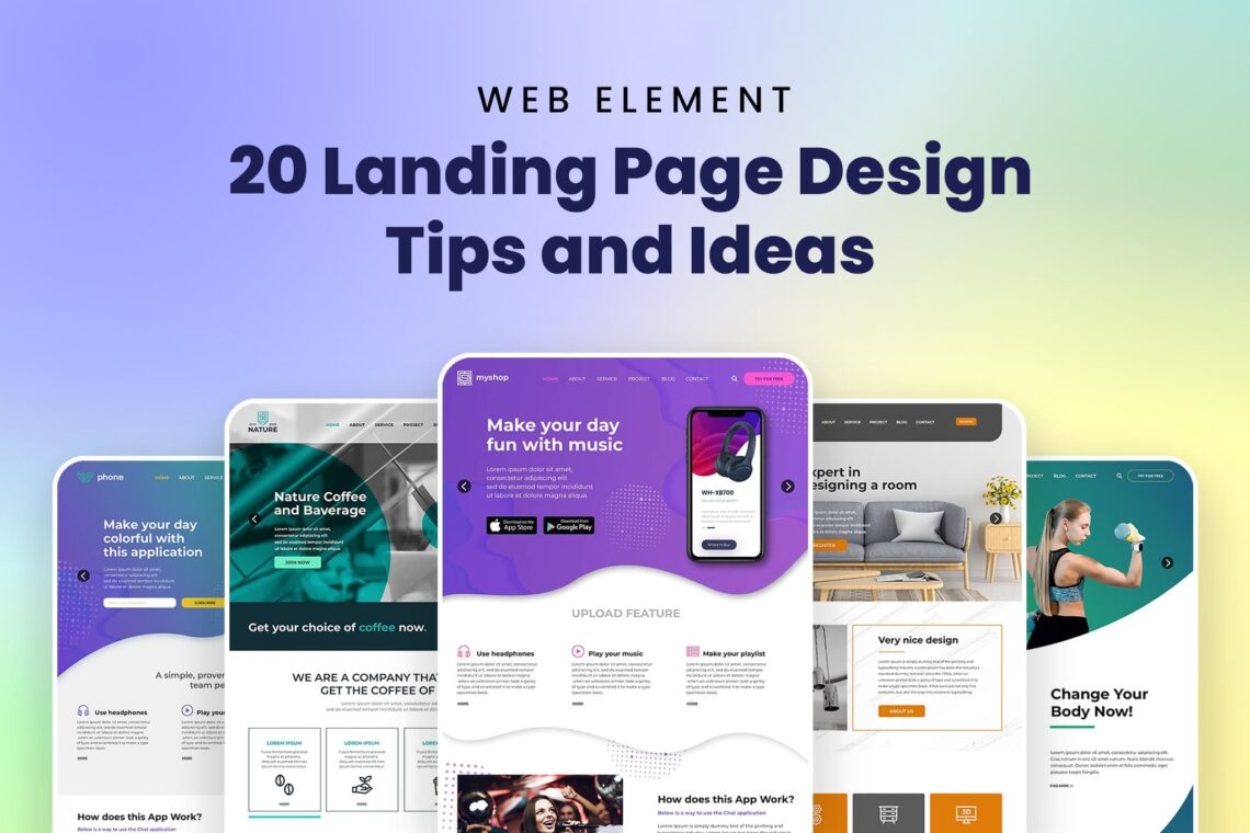 20 Landing Page Design Tips And Ideas UI Creative