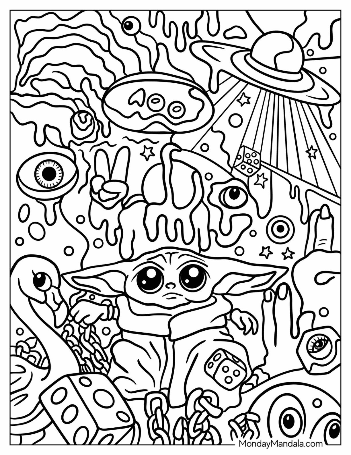 20 Trippy Coloring Pages Free PDF Printables 20 Trippy Coloring Pages Free PDF Printables