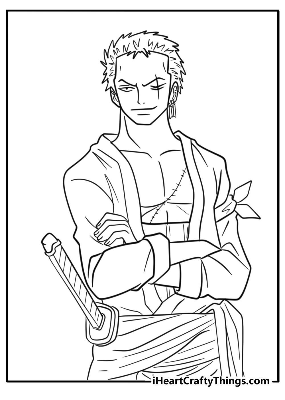 one piece anime coloring pages