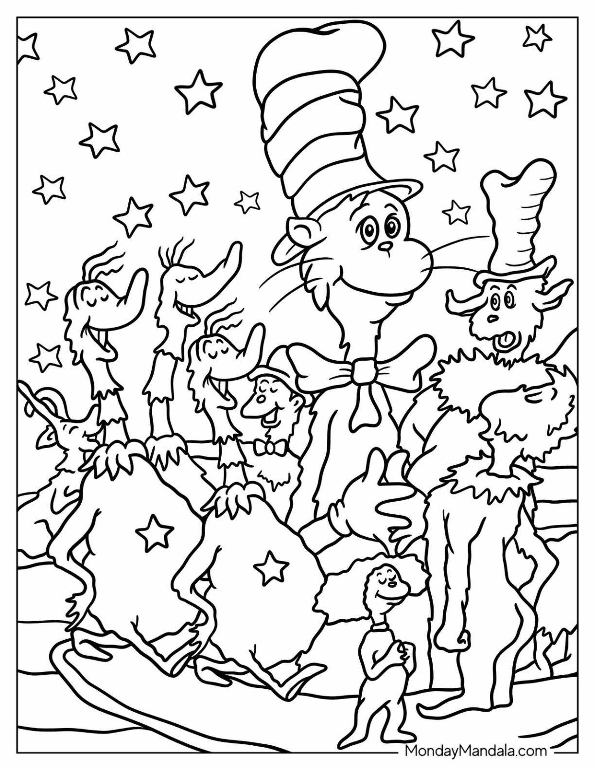 22 Dr Seuss Coloring Pages Free PDF Printables 