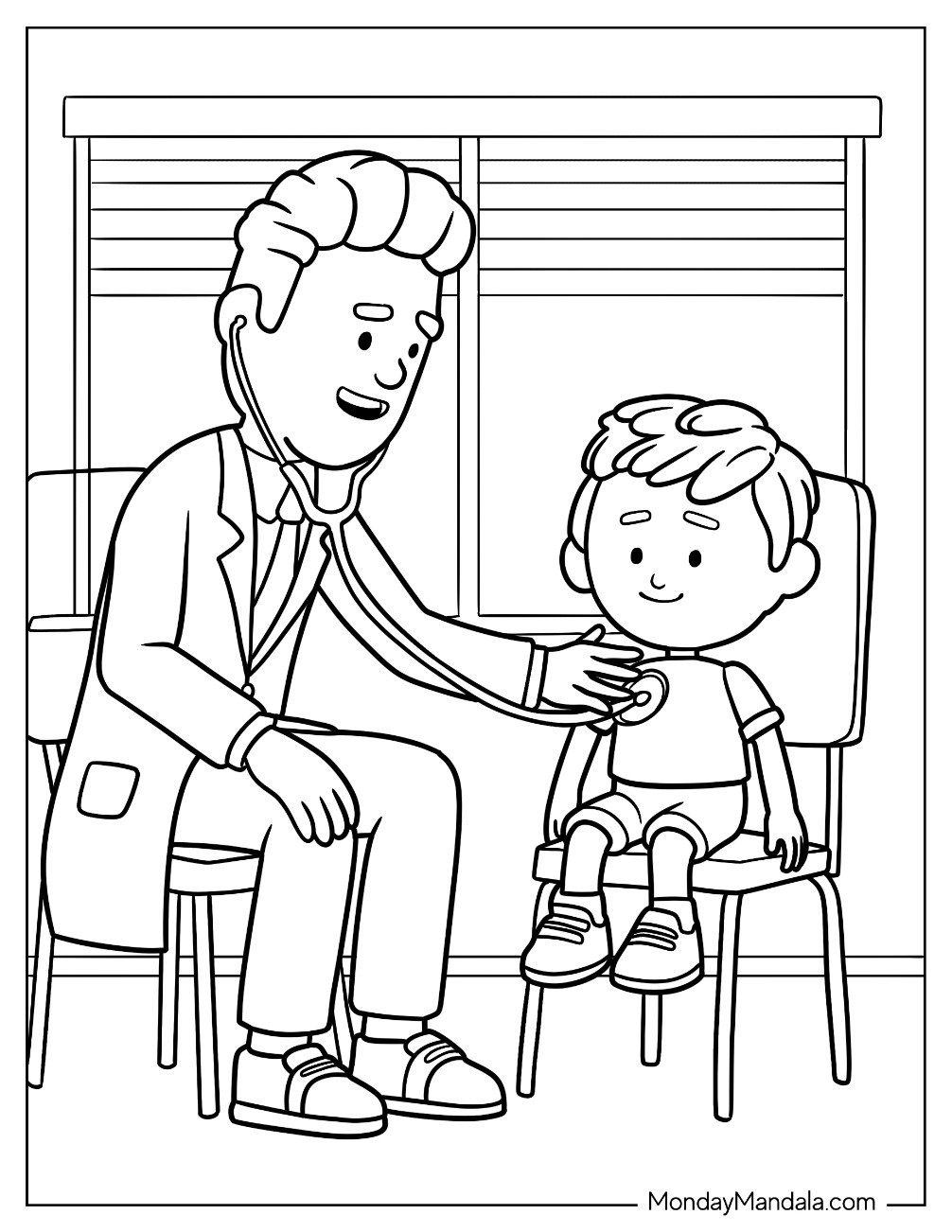 23 Doctor Nurse Coloring Pages Free PDF Printables 