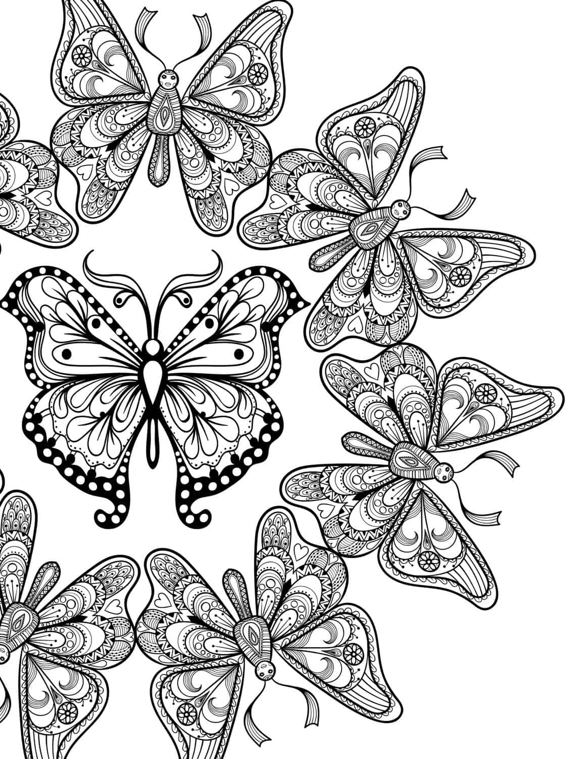23 Free Printable Insect Animal Adult Coloring Pages Nerdy Mamma