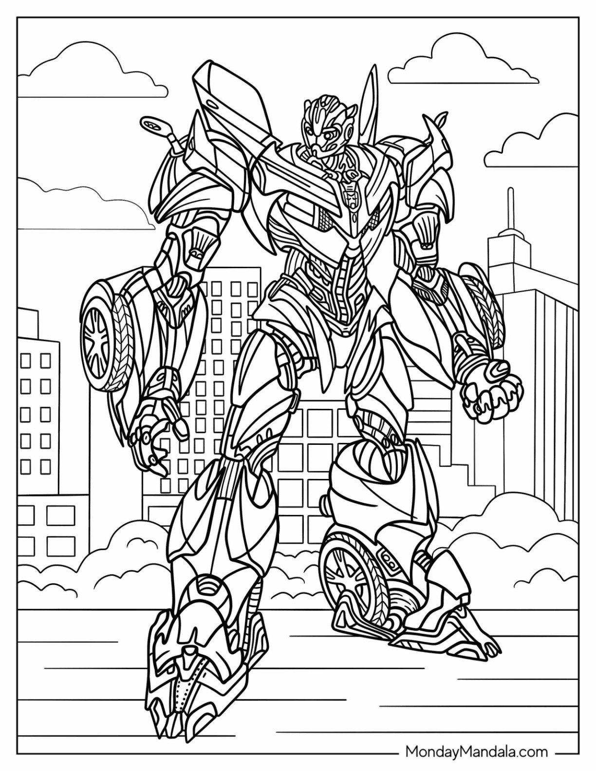 bumblebee coloring pages