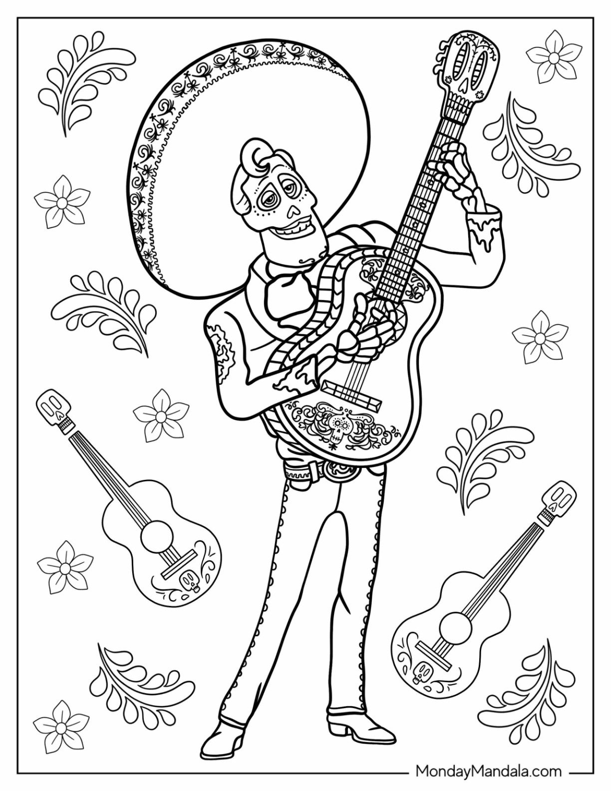 24 Coco Coloring Pages Free PDF Printables 
