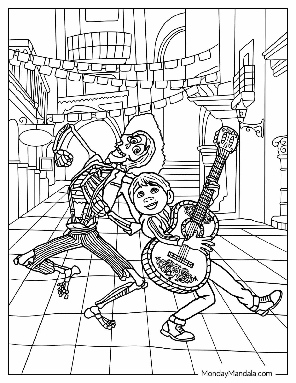 coco coloring pages