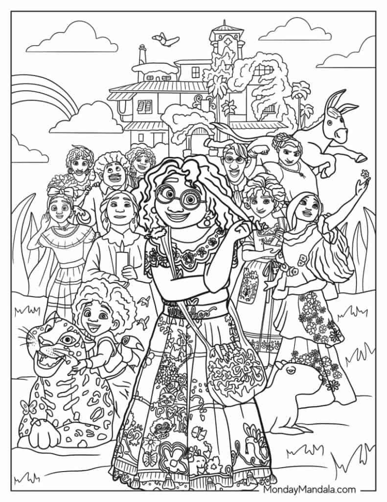 24 Encanto Coloring Pages Free PDF Printables 