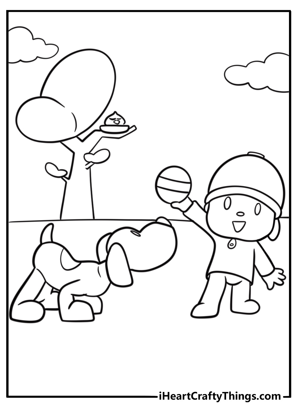 24 Free Pocoyo Coloring Pages For Kids