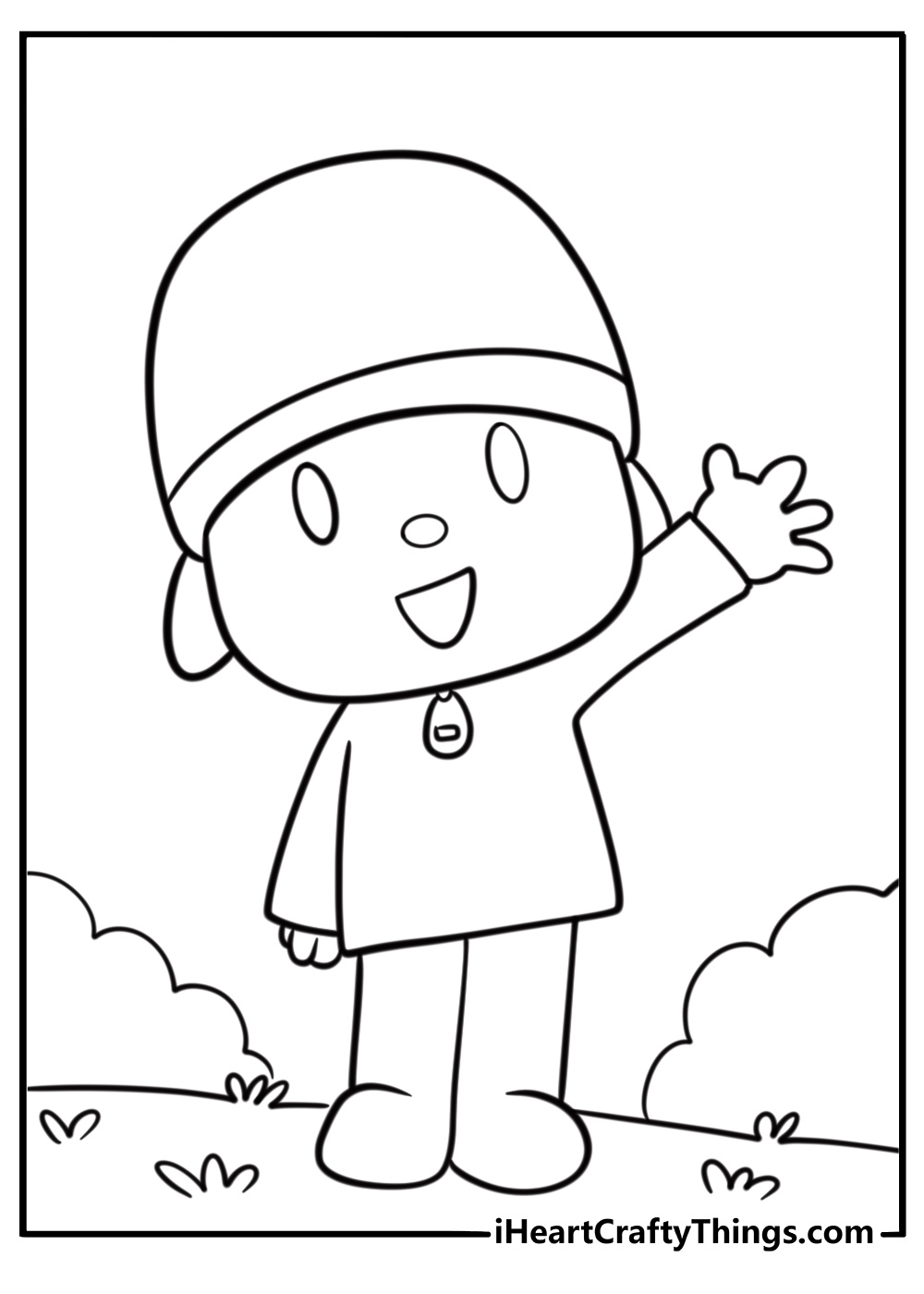 24 Free Pocoyo Coloring Pages For Kids