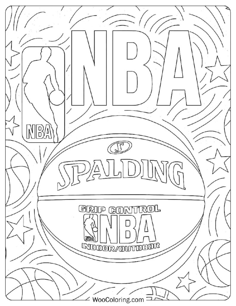 basketball coloring pages